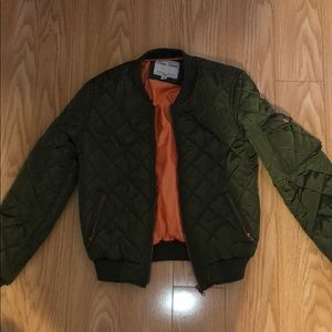 Army green bomber jacket size small $20